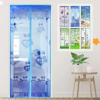 PREMIUM Tirai MAGNET Anti Nyamuk Gorden Pintu Motif Tirai Anti Nyamuk