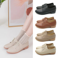 【Material瑪特麗歐】【全尺碼23-27】女鞋牛津鞋 MIT經典綁帶包鞋 T52820(牛津鞋)