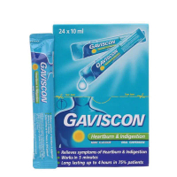 Gaviscon hỗ trợ giảm triệu chứng trào ngược dạ dày, thực quản (hộp 24 gói x 10ml)