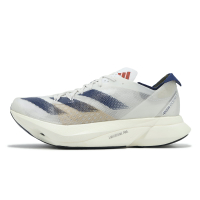 adidas 競速跑鞋 Adizero Adios Pro 3 W 女鞋 灰 藍 緩震 回彈 運動鞋 愛迪達 IG6424