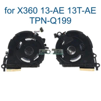 CPU GPU Cooling Fan for HP Spectre X360 13-AE 13-AE014DX 13-AE052NR 13T-AE000 AE013DX AE0XX AE502TU AE077TU L &amp; R Cooler Fan