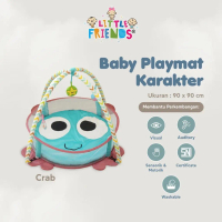 Little Friends Baby Playmat Playgym Crab - Matras Bermain Anak dan Bayi