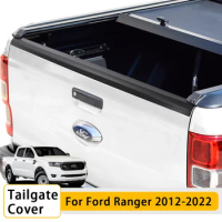 Rear Tailgate Cover for Ford Ranger 2012-2022 MK MK2 MK3 Ford Ranger Raptor 2015-2022 Pickup Truck Bed Protector Car Accessories