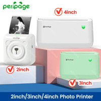 PeriPage Official A9 Portable Thermal Bluetooth Printer 2" 3" 4" A9(s) Max Thermal Photo Label Receipt Sticker Mini Printer A6