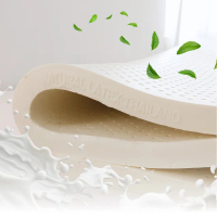 【GNITE】100%純天然乳膠床墊 厚度5cm 雙人加大6尺(加大床墊/附質感表布/收納袋/可折疊)