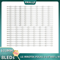 LED Strip For LG INNOTEK POLA2.0 60 REV 0.1 L/R 60LN540B 60LN540R 60LN5600 60LA620S 60LA6200 60LN5710 60LN5600 60LN540U 60LN5403
