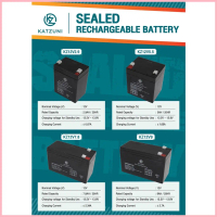 แบตเตอรี่ UPS เครื่องสำรองไฟ KATZUNI 12V2.9Ah / 12V5.5Ah / 12V7.8Ah / 12V9Ah สวัสดิการสด
