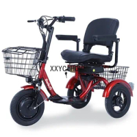 3 Wheel Electric Mobility Scooter For Elderly 300W 12 Inch Adult Electric Tricycle For Elderly With Big Seat