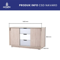 Olympic Chest Drawer Laci Penyimpanan Drawer Cabinet CSD - Navaro
