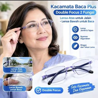 ( BELI 1 BONUS 1 ) Kacamata Baca dan Jalan Double Focus 2 Fungsi Lensa Baca Plus Lensa Jalan +3.00