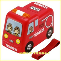 asdfkitty*TOMICA小汽車-消防車雙層便當盒/救火車-日本正版商品