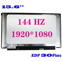 15.6" 144 HZ IPS Laptop LCD Screen For ASUS TUF FX505 FX505DY GE GD GM A15 506IV EDP 30 Pin NV156FHM-NY1 Display Matrix Panel