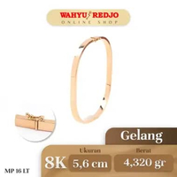 Gelang Emas Kadar 8K Wahyu Redjo GL-8K-29750145-PMR