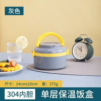 304不鏽鋼飯格多層上班族學生食堂打飯便當盒圓型飯盒食品級保溫