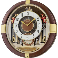 【SEIKO 精工】西洋宮廷風音樂掛鐘 時鐘 日系 推薦(QXM613B)