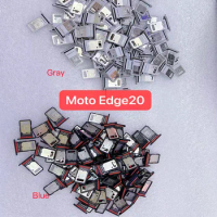 1pcs NEW Original For Motorola Moto Edge 20 Edge20 Sim Card Tray SD Card Reader Socket Slot Holder Replacement Part