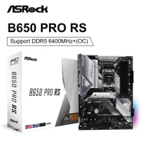 ASROCK NEW B650 Pro RS Motherboard Socket AM5 For AMD B650 Original Desktop PCI-E 5.0 m.2 sata3 Mainboard supports Intel CPU