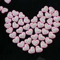 100pcs 20x16x5mm Mixed color Heart Love Candy Cabochon 26mm Cell phone Deco Phone Case DIY Fake Sweets Jewelry Scrapbooking
