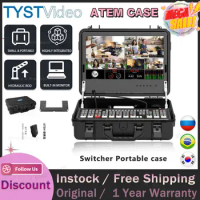 TYST video ATEM CASE Switcher Portable case build-in monitor 15.6'' 16:9 250cd/m² for Blackmagic Design ATEM