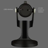 USB Microphone Creative Button Control USB Streaming Recording Microphone for Meeting PC Microphone Condenser Microphone