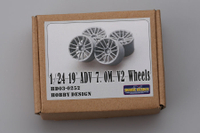 HobbyDesign 1/24 樹脂輪圈模型 19寸 7.0M.V2 HD03-0252