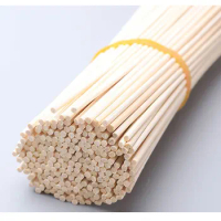 300PCS 3/4/5MMx22/25/30CM Home Fragrance Nature Wooden Reed Diffuser Sticks Aroma Replacement Rattan Sticks for Air Freshener