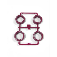 Tamiya Ban Maroon Medium City Circuit Loose Part Ori