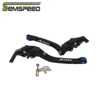 SEMSPEED CNC XMAX 2021-2022 Motorcycle Foldable Stretchable Brake Clutch Parking Levers New For Yamaha XMAX300 XMAX250 XMAX125