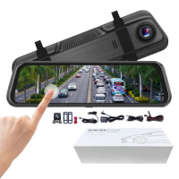 2023 Newest 2in1 Front and Back Gps 4k 2k Screen New Car Recorder Dvr Dual Channel Mirror Dash Cam Camera for s