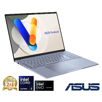ASUS S5606MA 16吋3.2K筆電 (Ultra 5-125H/16G/1TB/EVO認證/Vivobook S 16 OLED/迷霧藍)