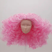 Fashion Royalty Nu.face Kyori Sato Japan Skin Blank face Pink Hair Reroot Integrity OOAK Doll Head