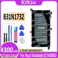 KiKiss Battery B31N1732 4300mAh For Asus Vivobook X430UA X430UF Mars15 VX60G S14 S430 S2 S4300U S4300F Laptop Bateria