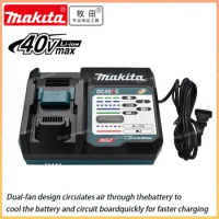 DC40RA 100% original Makita 40V Max XGT fast optimized charger digital display 40Vlithium battery charger dual fan design DC40RC