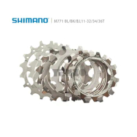 Genuine Shimano M771-10 Speed Cassette Sprocket Wheel 11-34T/11-36T BJ BL 11T/13T/15T/17T Freewheel Cogs Deore