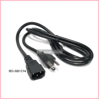 สาย AC POWER NEMA5-15P to C14 สายไฟ UPS ความยาวสาย 1.8เมตร สปอตสินค้า