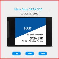 New Blue SSD 250GB Internal Solid State Disque 500GB 1TB 2TB 3D NAND SATA3 2.5" SSD For Laptop NoteBook PC