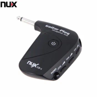 Wireless Adapter NUX GP-1 Electric Guitar Plug Headphone Amp Built-in Distortion Effect Mini Headphone Amp with Classic British