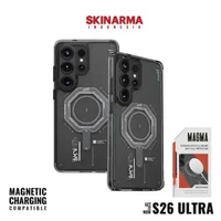 Skinarma - MAGMA - Case For Samsung Galaxy S26 Ultra Magsafe Compatible S26 Ultra Graphite