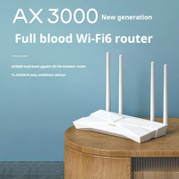 TP-LINK WiFi6 Router AX3000 Wireless Repeater MIMO-OFDM 2.4g&amp;5g Gigabit Router 3000M Antennas WIFI Amplifier WAN/LAN XDR3010