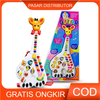Mainan Anak Gitar Jerapah - Gitar Animal - Mainan Edukasi - Mainan Anak Termurah
