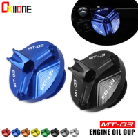 For YAMAHA MT-03 2016 2017 2018 2019 CNC Aluminum Motorcycle Accessories Engine Oil Drain Plug Sump Nut Cup Cover
