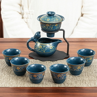 自動茶具套裝家用懶人功夫泡茶神器日式小套辦公室會客陶瓷泡茶器