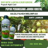 PUPUK PELEBAT JAMBU KRISTAL BIO NPK CAIR LAKSA GROW isi 500 ML PEMBESAR PELEBAT JAMBU KRISTAL