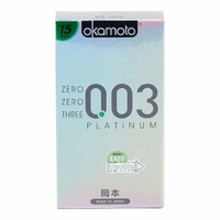 岡本 - 0.03 白金超薄安全套 (新舊包裝隨機發貨)