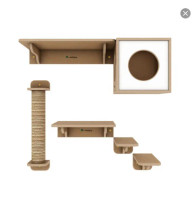 Cat Playground Condo Minimalis MDF 12mm