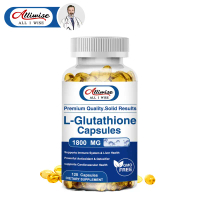 Alliwise Glutathione 1800mg untuk Kapsul Pemutih Kulit Vegan Antioksidan Pemutih Kulit