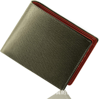 Japanese Lotte Hot Sale Cowhide Zipper Coin Wallet   Foreign Trade Men's Business Genuine Leather Multi-Card-Slot Wallet