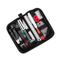 Guitar Repairing Tool Kits 20Pcs Luthier Supplies Guitar Cleaning and Care Tools Guitar Building Kits for Banjo Acoustic Guitar