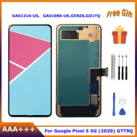 6.0"OLED New For Google Pixel 5 LCD Display Full Touch Screen Digitizer Assembly Replacement for Pixel5 5g 2020 GD1YQ With Tools