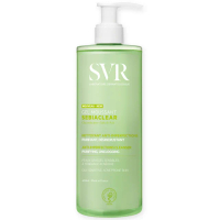 SVR SEBIACLEAR Foaming Purifying, Soap-Free Salicylic Acid Face & Body Cleanser for Oily, Acne-Prone